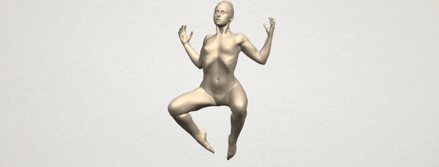 Naked Girl A09 3D Model