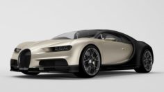 Bugatti Chiron 2018 3D Model