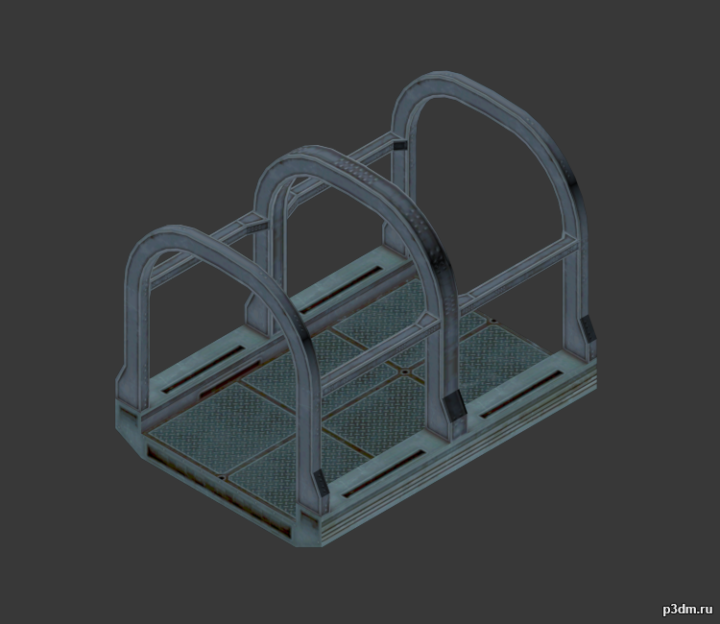 Tunnelstraightaway 3D Model