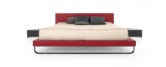 Cinema 4D Bed Model Cassina