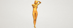 Naked Girl D03 3D Model