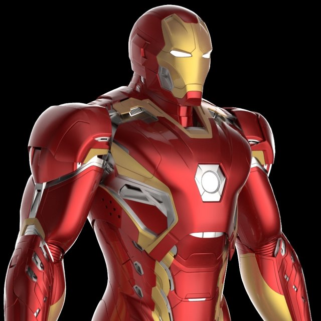 Mark 45 Iron Man Armor-Suit – Avengers Age of Ultron 3D Model