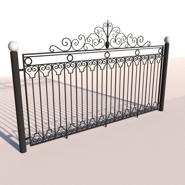 Fence 01 3D Model