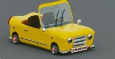 Car cartoon 3D Model