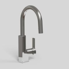 Kitchen Faucet Reflex Chrome 3D Model