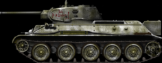 of t-34 tank 3D Model