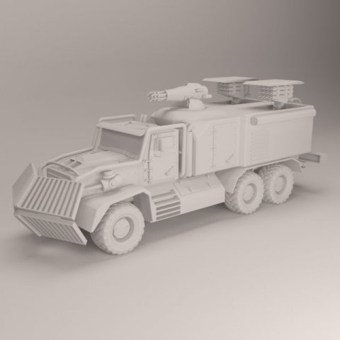 Armored car 3D Model