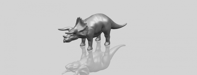 Triceratops 01 3D Model