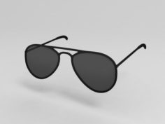 3D Vintage Sunglasses 3D Model