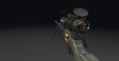 Sniper rifle 3D Model