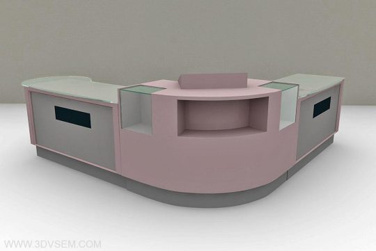 Reception Desk 3D Model