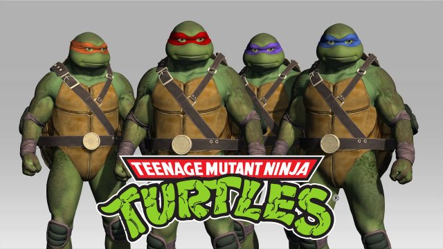 Teenage Mutant Ninja Turtles Pack 3D Model