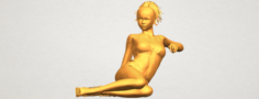 Naked Girl F08 3D Model