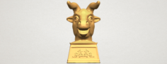 Chinese Horoscope of Bull 02 3D Model