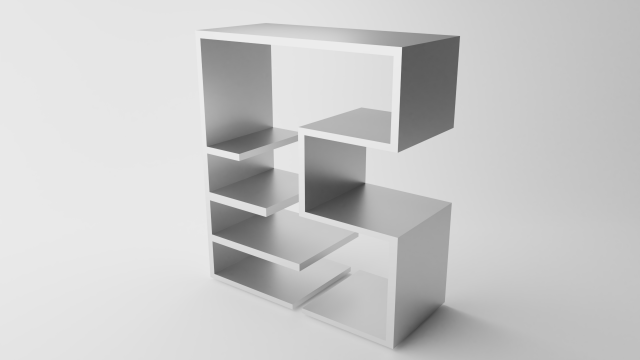 A shelf 3D Model
