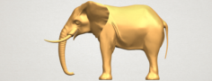 Elephant 07 3D Model