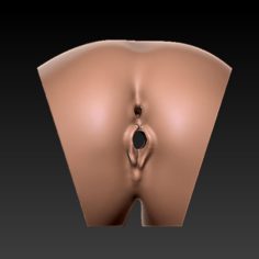 Double plug sex toy 3D Model