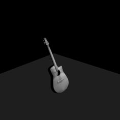 Guitar Free 3D Model