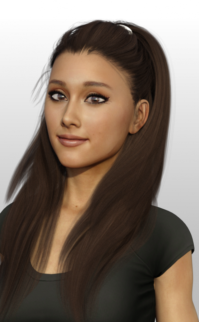 Ariana Grande Photorealistic Bundle 3D Model