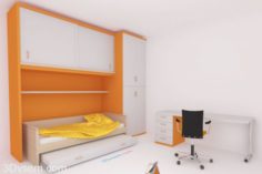Children’s Room Furniture 3D Model