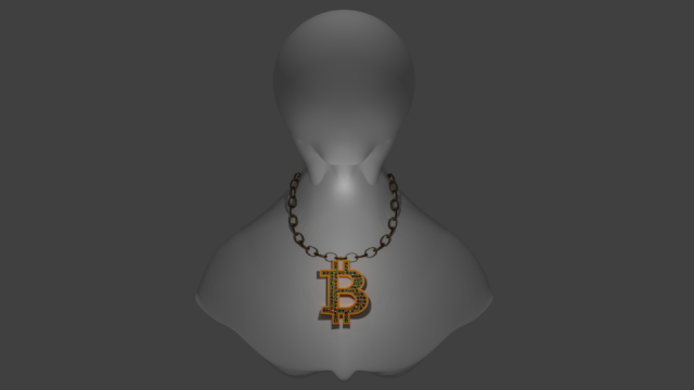 BitcoinNecklace 3D Model