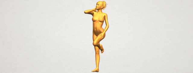 Naked Girl C06 3D Model