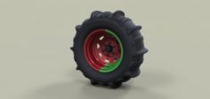 Wheel for sand 3D Model