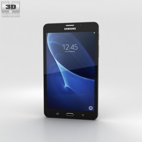 Samsung Galaxy J Max Black 3D Model