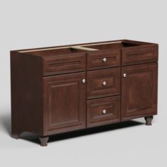 Cabinet collection templin VR – AR – low-poly – Vray 34 Render 3D Model
