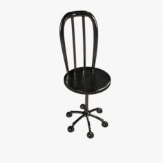 Metallic Chair 3D Model