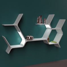 Modular shelves 3D Model