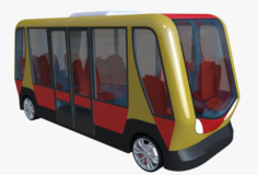 Smart minibus III 3D Model