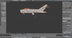 MiG-17 3D Model