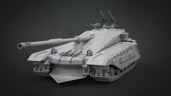 3D Tank Free 3D Model