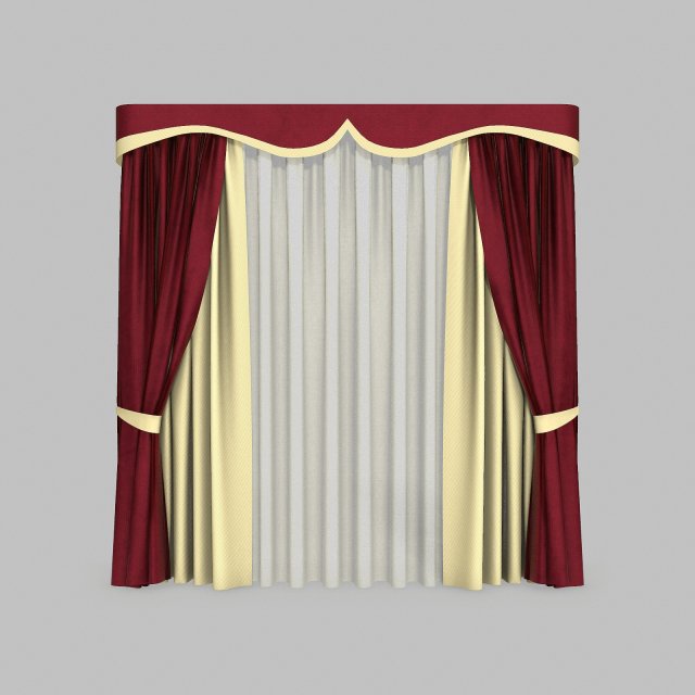 Curtains 5 3D Model