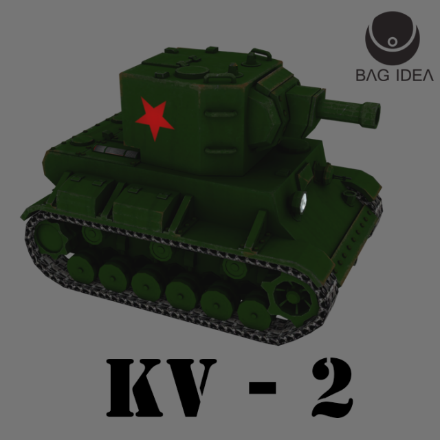 Mini KV-2 3D Model