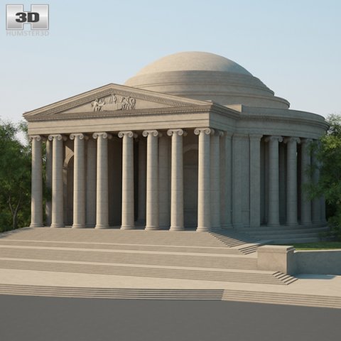 Thomas Jefferson Memorialc 3D Model