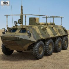 BTR-60PU 3D Model