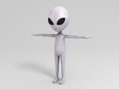 Alien Character 3D Model