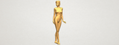 Naked Girl 22 3D Model