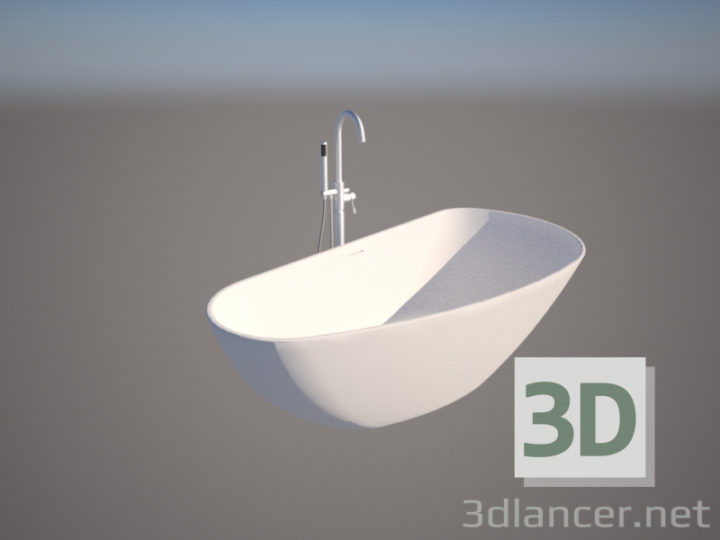 3D-Model 
modern bathtub