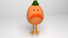 Mr Egg 3D Model
