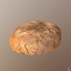 Tasty Bread 02 3D Model