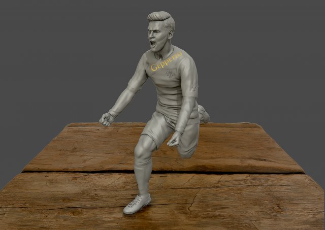 Leo Messi 3d sculpture 3D print model 3D Model