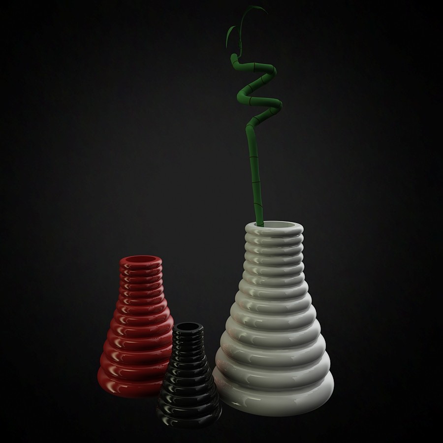 Triple color decoration Free 3D Model