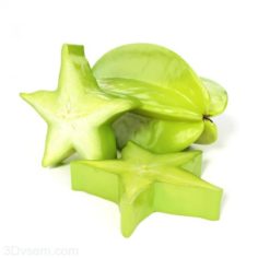 Starfruit 3D Model