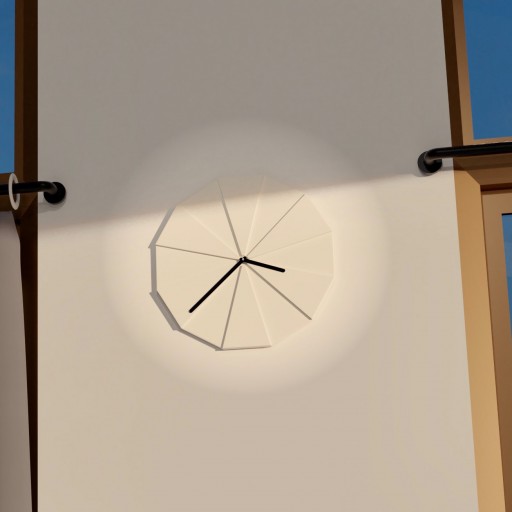 Living & Co Clock Oslo Cement White						 Free 3D Model