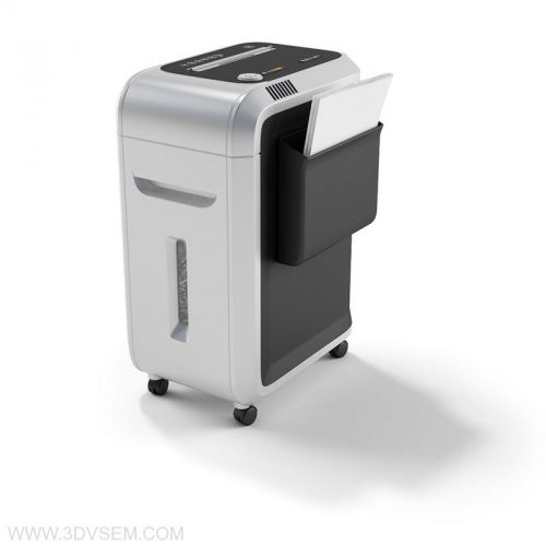 Office Type Paper Shredder 3D Model