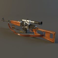 Weapons – Sniper 3D Model