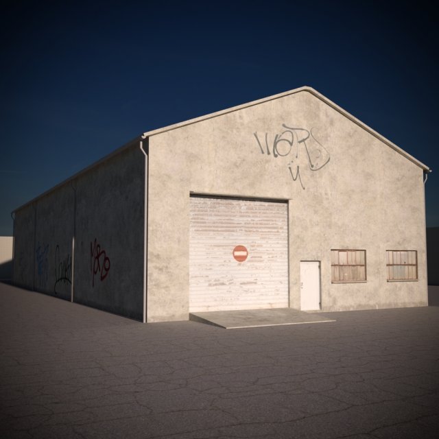 Warehouse 02 3D Model